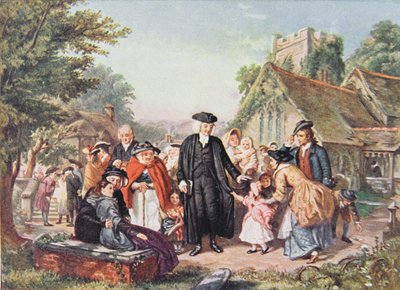 The Village Clergyman, illustration from 